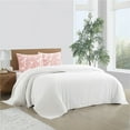 thumbnail image 6 of Mainstays Iris Leaf Stitched Pillow Sham, King, Blush Pink, 1 Pack, 6 of 6