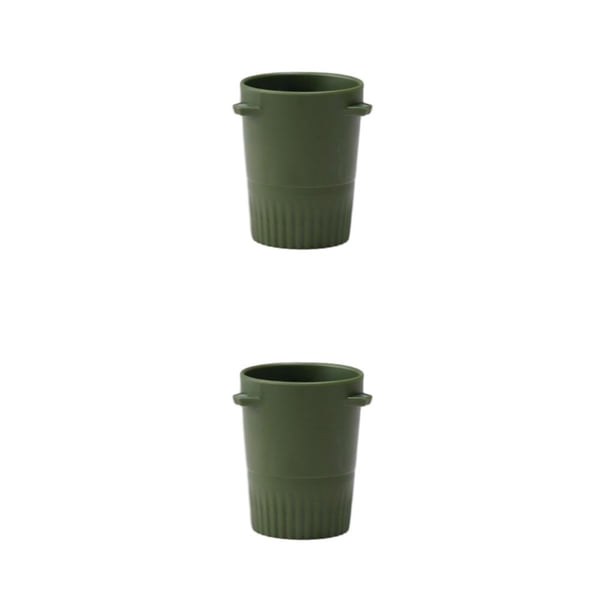 Bearachild taza dosificadora taza para olfatear suministros de café sin rebabas estilo simple profesional accesorios para el hogar a prueba de 51/53mm/Verde 2piezas