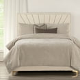thumbnail image 5 of SIScovers Seagrass Velour Duvet & Insert Set Linen - Queen, 5 of 5