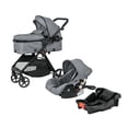 thumbnail image 1 of Carriola con Autoasiento Reversible y Reclinable con bambineto King D'Bebe - Gris, 1 of 8