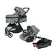 thumbnail image 1 of Carriola con Autoasiento Reversible y Reclinable con bambineto King D'Bebe - Gris, 1 of 8
