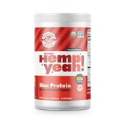 Manitoba Harvest Organic Max Protein Powder, Hemp Yeah! Hemp Protein Powder Unsweetened, 16 oz, 1 lb