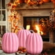 thumbnail image 3 of Large Artificial Foam Pumpkins Decor, Fake Decorative Pumpkins for Halloween Thanksgiving Fall Home Decor, Table Centerpiece, Mantel Display, Party Festival Harvest Seasonal Ornaments, 3 of 6