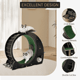 thumbnail image 2 of Huloretions Cat Wheel for Indoor Cats,Large Cat Exercise Wheel with Scratching Board,Cat Bowls,Quiet Wood Cat Treadmill,Fitness Running Wheel for Running/Walking/Training, 2 of 4