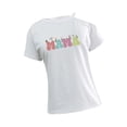 thumbnail image 2 of Camiseta de manga corta con hombros descubiertos para mujer, novedad, camisetas suaves de verano para niñas, camiseta básica para vacaciones, viajes, S, 2 of 10