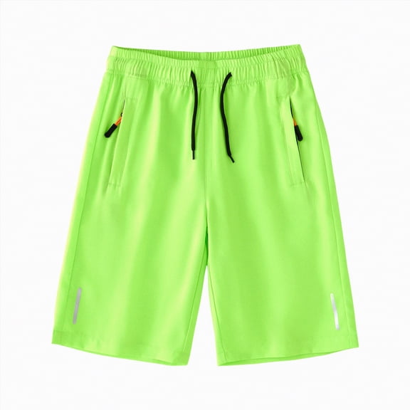 Hessimy Baby Boys' and Toddler Active Knit Shorts,Infant(Green,3-4 Years)