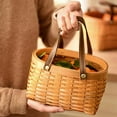 thumbnail image 2 of Pure Natural Handmade Storage Baskets,Multipurpose Use Wood Basket, 2 of 9