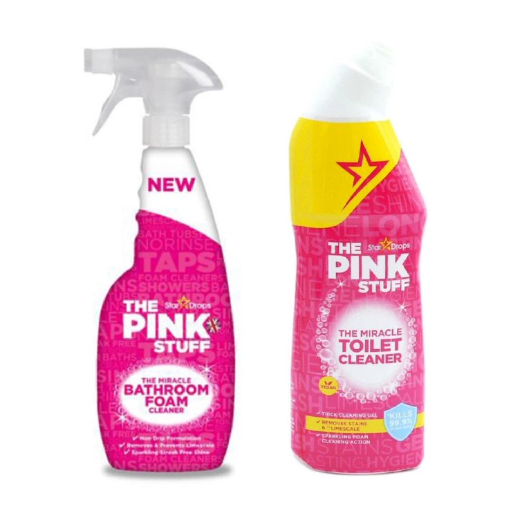The Pink Stuff - 2x 750 ml - Nettoyant WC Stardrops Wonder - THE Wonde