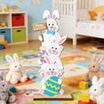 thumbnail image 2 of Easter Party Decorations Wood Rabbits Egg Chick Ornaments 18x7cm for Outdoor Easter Decorations, 2 of 6