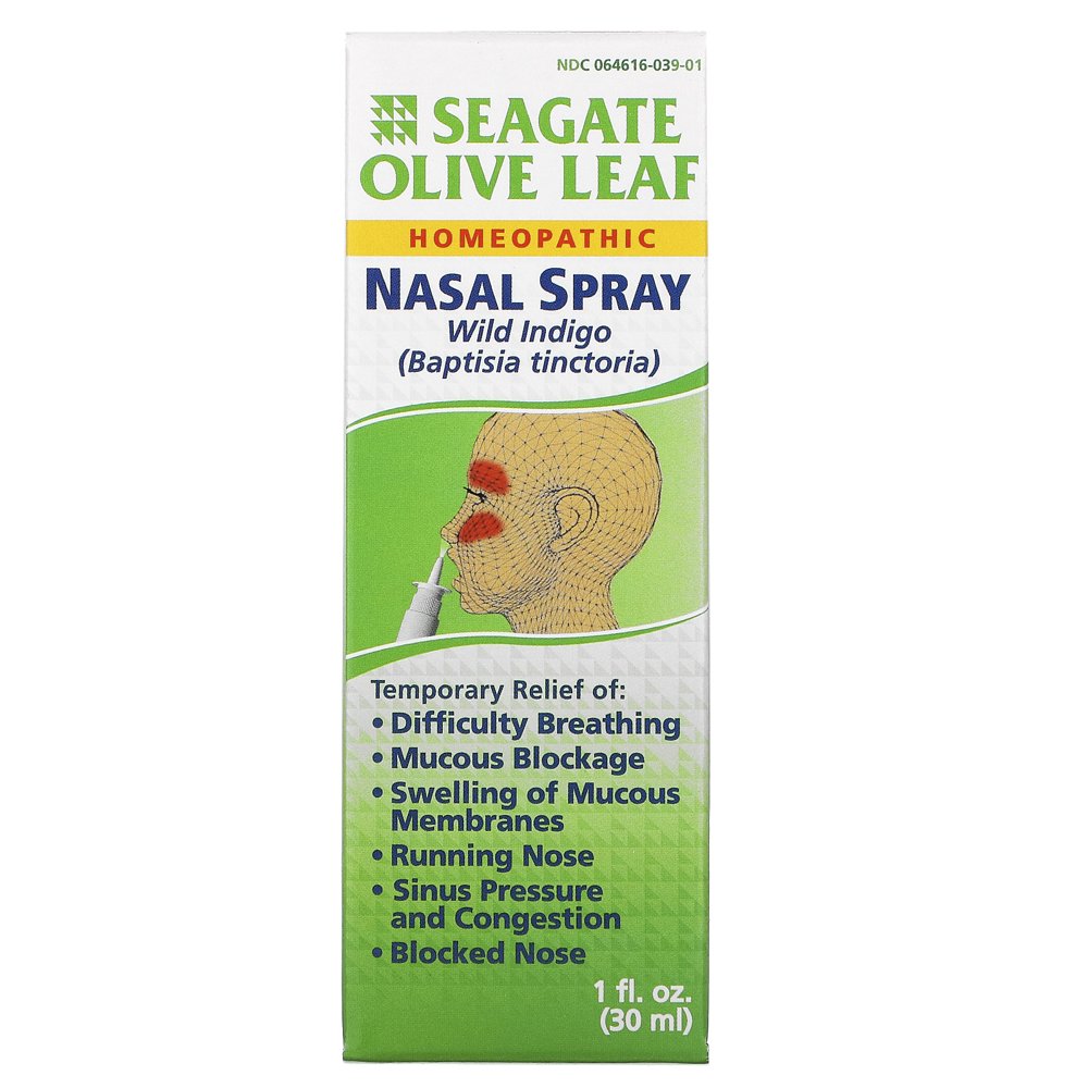 Seagate Olive Leaf Nasal Spray, 1 fl oz (30 ml)