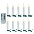 thumbnail image 1 of Kurt S. Adler 60409 - 10 Light 4.25" 10 piece Warm White Battery-Operated Flicker Flame Candle, 1 of 4