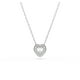 thumbnail image 1 of Collar Swarovski Ariana Grande con forma de corazón de cristal angelical, 1 of 8