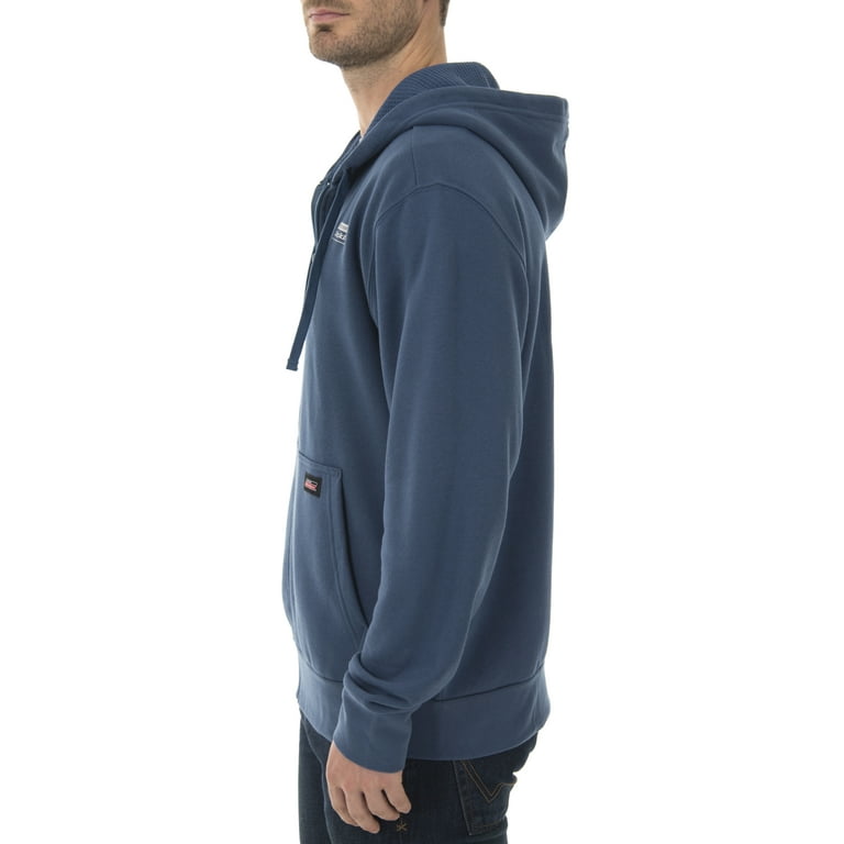 Men s Fleece Zip Hoodie with Waffle Hood Walmart