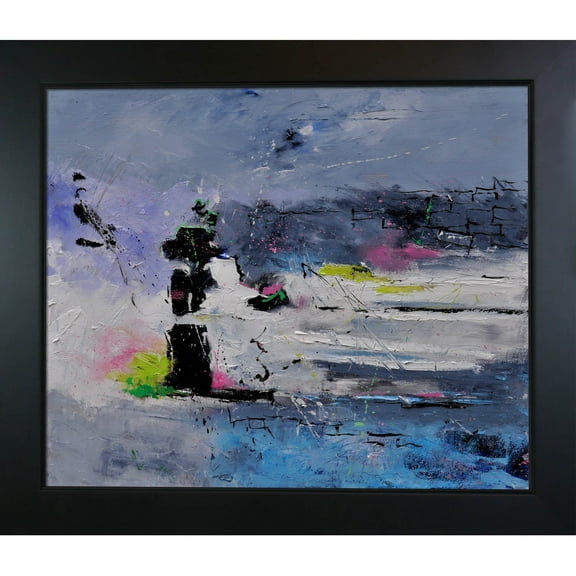 La Pastiche  Pol Ledent 'Abstract 6611602 ' Framed Fine Art Print