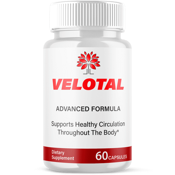 Velotal Advanced Formula Pills All Natural Vitamin Supplement 60 Capsules