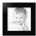 thumbnail image 2 of ArtToFrames 9x9 Inch Satin Black Step Lip Picture Frame, This Black Wood Poster Frame is Great for Your Art or Photos, Comes with Regular Glass (1452), 2 of 7