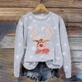 thumbnail image 2 of Futezty Christmas Print Sweatshirt Sweatshirts for Women Merry Gifts, 2 of 4