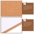 thumbnail image 4 of Pretyzoom Office Memo Board Brown Cork Bulletin Board for Wall Photo Message Note Display, 4 of 5