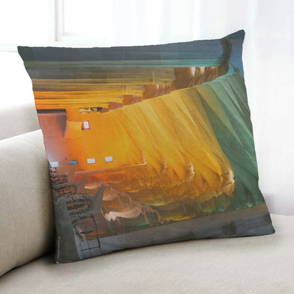 Ahgly Company Sites Sagrada Familia Indoor Throw Pillow, 18 inch by 18 inch