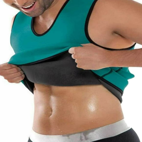 Hommes Néoprène Sport Gym Shaper Gilet M-XXXXL