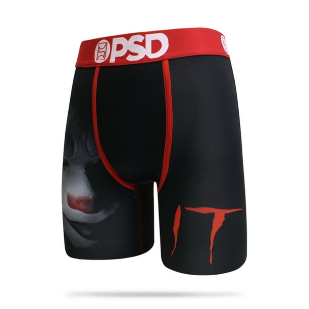 PSD PSD Underwear IT Clown Mens Boxer Briefs Red