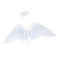 thumbnail image 1 of Ala de disfraz de ángel Yinane blanco, 1 of 8