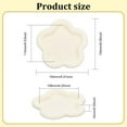 thumbnail image 4 of Plaster Jewelry Dish 4.3x4.5 inch Bathroom Vanity Tray Gesso Accessories Storage Plate Flower Shape Trinket Display Tray, 4 of 9