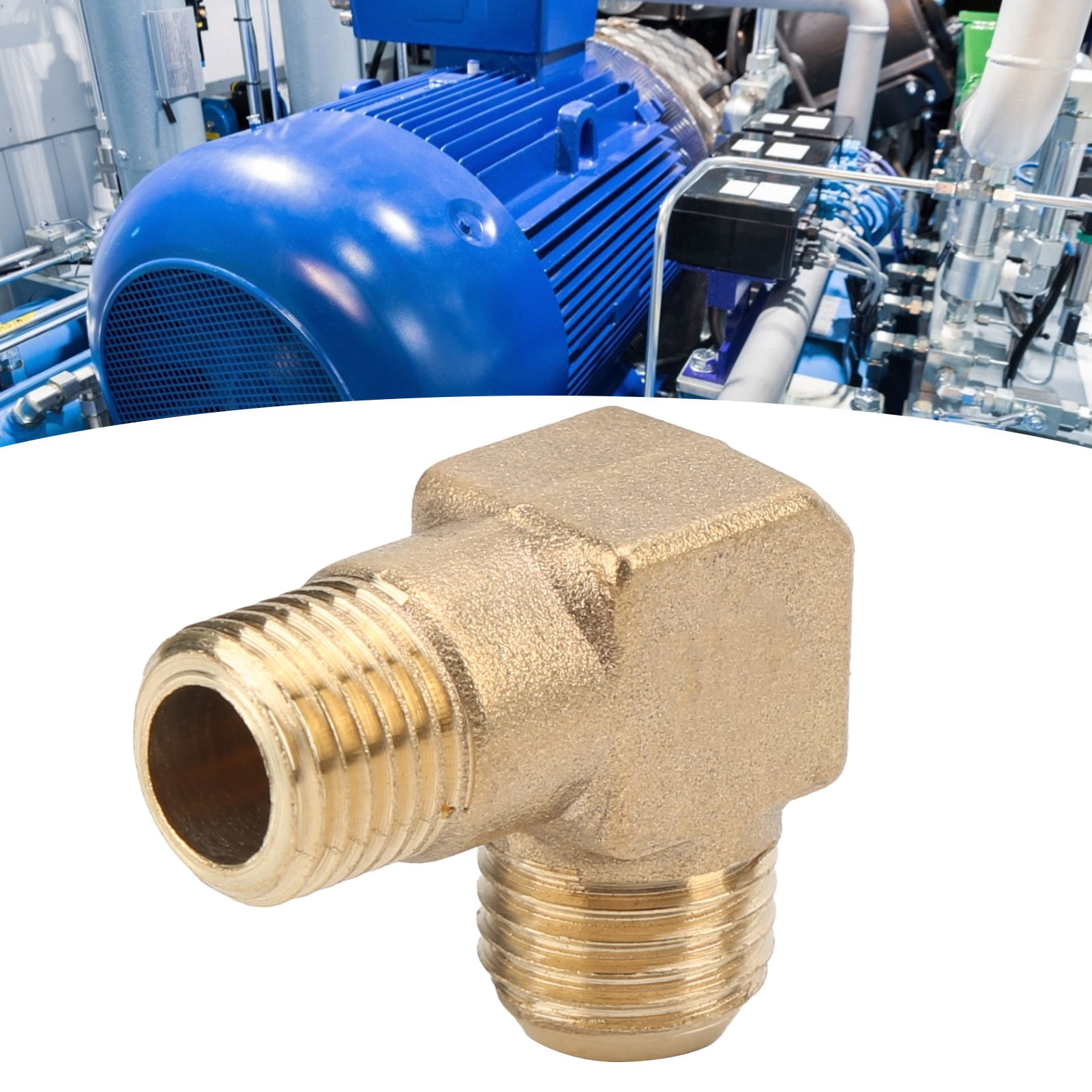 Henmomu G1/4xM14 90 Degree Elbow Brass Compressor Accessory Air Pump