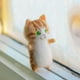 thumbnail image 3 of Paquete de material de bricolaje de fieltro de lana para gatitos, muñeco de fieltro creativo hecho a mano (gato blanco) (gato blanco), 3 of 7