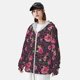thumbnail image 3 of Balery Rose Mix Leopard 2 Sudadera ligera de manga larga con capucha y protección solar UPF 50+ para hombre y mujer, ideal para pesca y running-3X-Large, 3 of 7