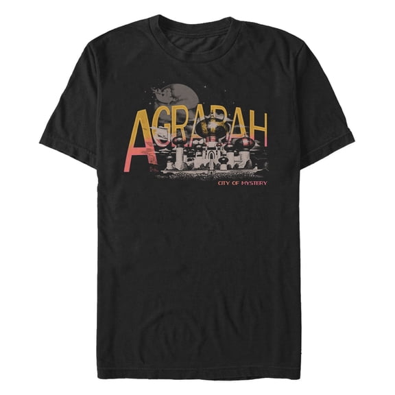 Men's Aladdin Agrabah City of Mystery Logo Graphic T-Shirt