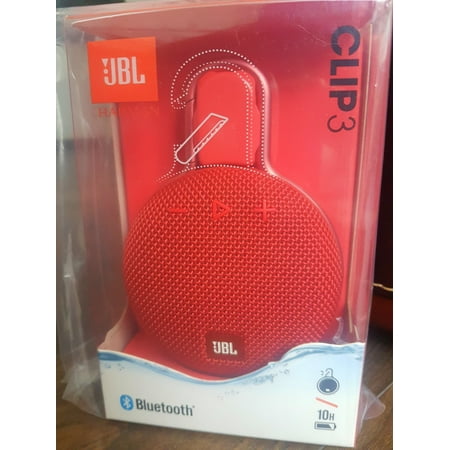 UPC: 0050036354172 | JBL Clip 3 Fiesta Red Portable Bluetooth Speaker