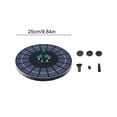 thumbnail image 3 of Ohmyroo Large 9.8 inch Solar Water Fountain 4W High-Power Floating Pump with Rotating Nozzles, 3 of 9