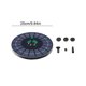 thumbnail image 3 of Bomba solar para bebedero de pájaros exterior | Surtidor de agua solar para jardín, piscina o estanque | Fuente flotante de 4 W con 5 boquillas | Elemento decorativo de agua para patio, 3 of 9