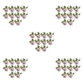 thumbnail image 3 of Injueey 10 Uds arreglo de flores artificiales de plástico para boda-fácil de limpiar flores y plantas de imitación ecológicas flor falsa Type2 NO2, 3 of 6