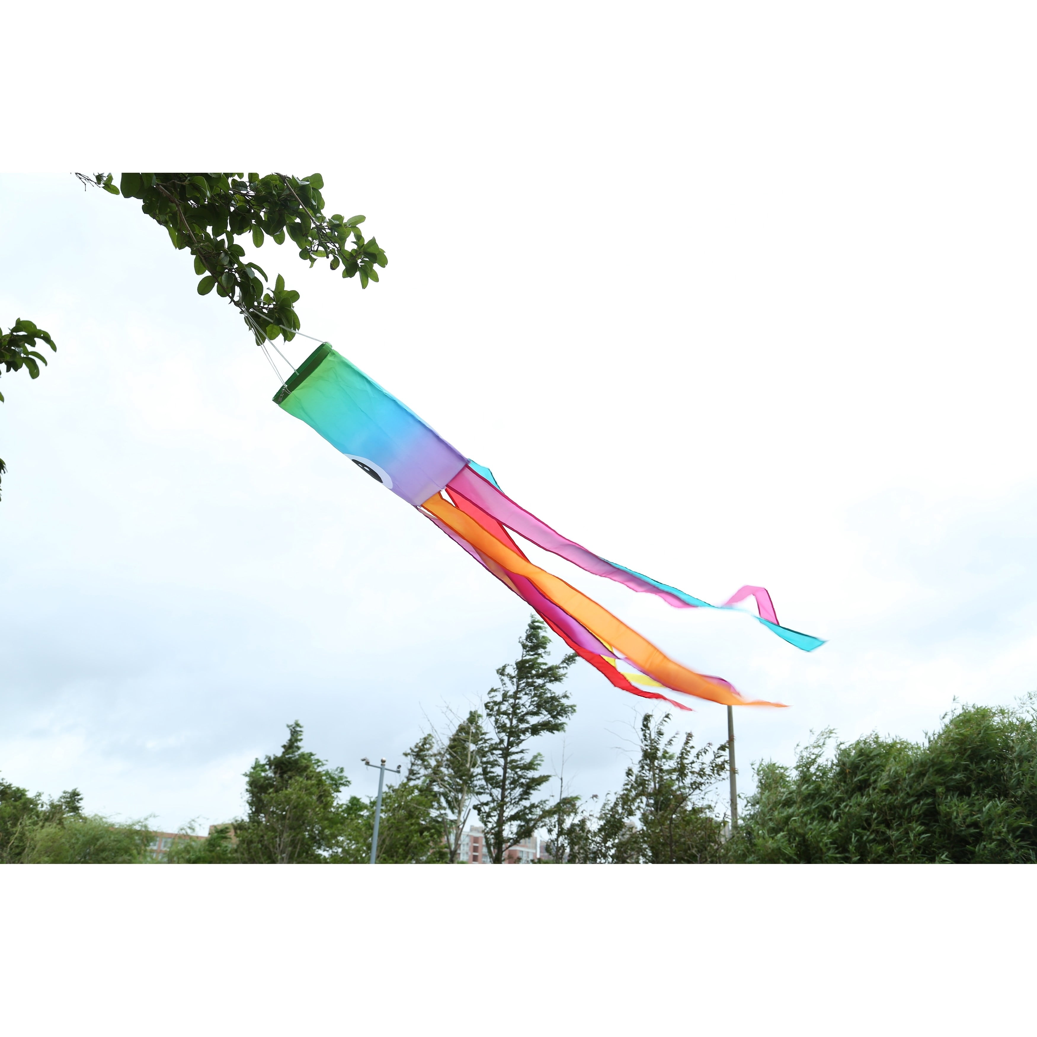 Trademark Innovations Breezy and Whimsical Octopus Windsock - 60 Inches - Blows in the wind By