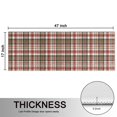 thumbnail image 5 of Kitchen Rugs Sets Of 2,Red and Green Christmas Plaid Pattern Anti Fatigue Kitchen Mat Rugs Non Slip Washable,Decorative Kitchen Floor Mats for Kitchen,Sink,Laundry,17"X47", 5 of 5