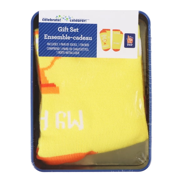Coffret cadeau pour la fête des pères, multicolore, une belle façon de célébrer, 9,1 x 4,3 x 12,2 cm, 3 pièces
