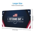 thumbnail image 2 of Sikiie Happy Veterans Day Mouse Pad, 16x29.5 Mousepad Desk Mat in Anti-Slip Rubber Mousepads Mat for Game Office Laptop Computer, 2 of 8
