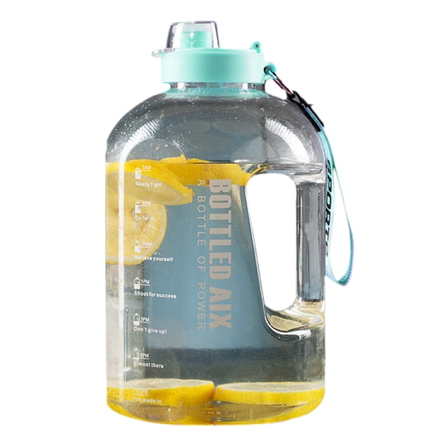 Botella de agua de 2,2 L con pajita - Jarra de agua - Botella de agua motivacional - Botella de agua grande MFZFUKR BST3054153-3