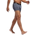 thumbnail image 4 of Ropa interior Adidas para hombre, paquete de 3 unidades, color gris, negro y gris, talla XXL, 4 of 7