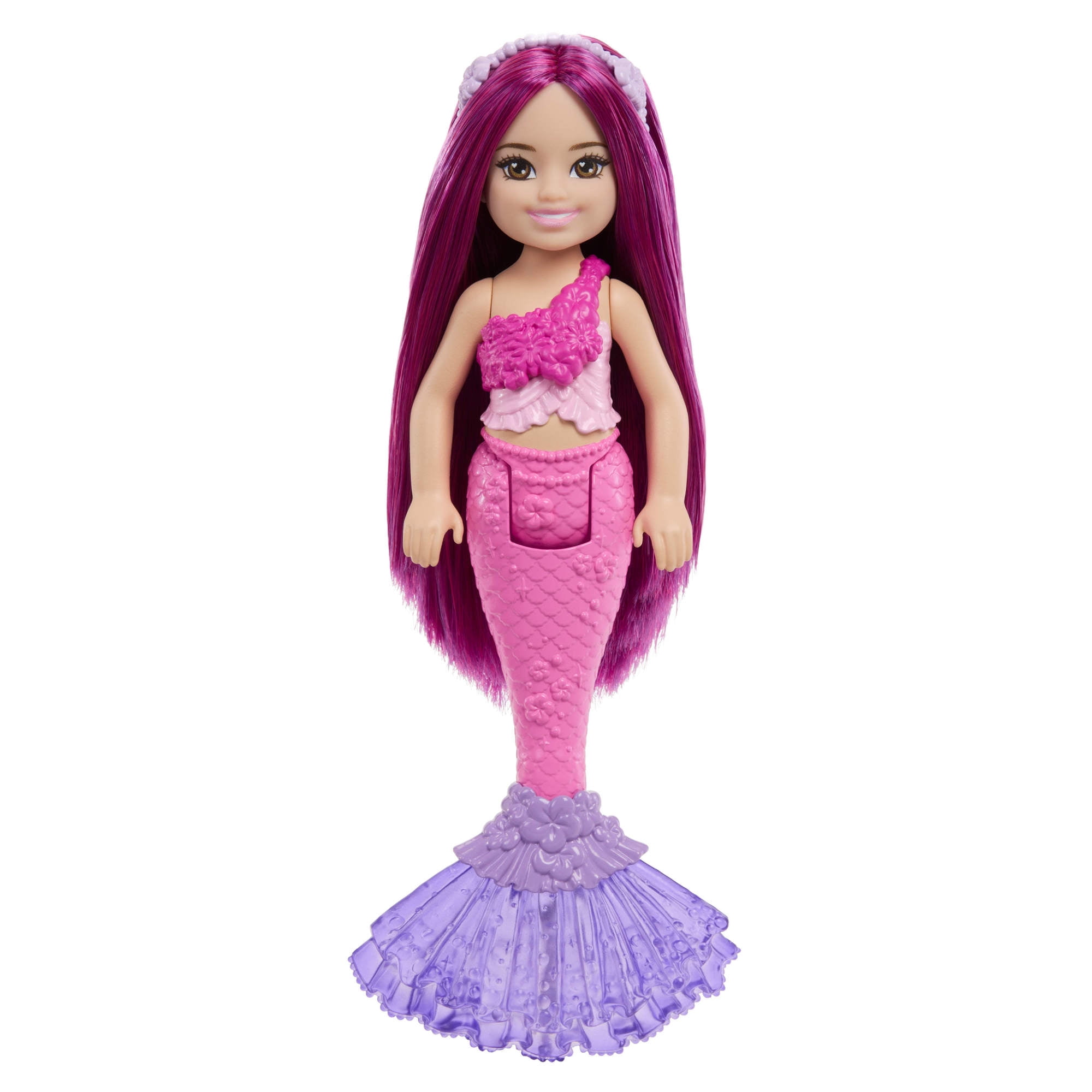 Barbie Magical Mermaid Chelsea Doll with Blue Hair, Ombre Tail and