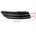 thumbnail image 2 of Car Front Bumper Left Side Grill Cover Black 4G0807681 for Audi A6L C7 2012-2014, 2 of 7