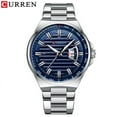thumbnail image 6 of Curren 8375 Men Blue Quartz Stainless Steel Luminous Pointer Watch Waterproof Fashion Sports Wristwatch, 6 of 6
