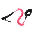 thumbnail image 2 of Surfing Foot Rope 7mm 10ft Coiled Spring High Elastic Adjustable Lightweight for Paddle Board SurfboardPink, 2 of 6