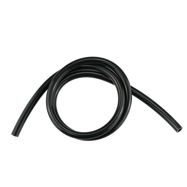 Ucreative Manguera de tubo de vacío de silicona de alta temperatura, 5 pies de diámetro interior, 3/8 "(10 mm), presión máxima de 130 PSI, color negro