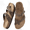 Camel, variant on Women's Slip-On Plain Slide Sandals with Adjustable Buckles for All-Day Comfort