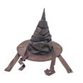 thumbnail image 3 of Sombrero de mago Yinane para Halloween marrón oscuro, 3 of 8