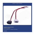 thumbnail image 3 of 10 conectores USB tipo C, conector hembra tipo C con hebilla de tarjeta, puerto de carga rápida de alta corriente, 3 of 5