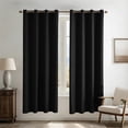thumbnail image 6 of HBYJLZYG Blackout Insulated Curtain, Room Darkening No Drill Window Drapes 59"x63", 6 of 6